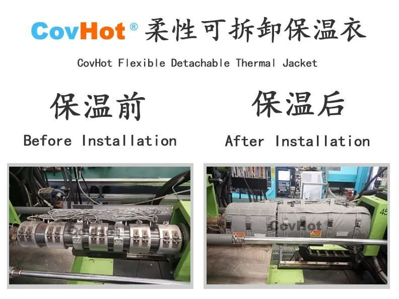 可拆式保溫套，注塑機節(jié)能利器